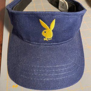 Playboy Bunny Visor adjustable size, Dark Blue, Playboy Brand
